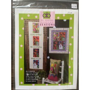 Amy Bruecken Designs Seasons Summer Winter Fall Spring‎ 4 Cross Stitch Patterns